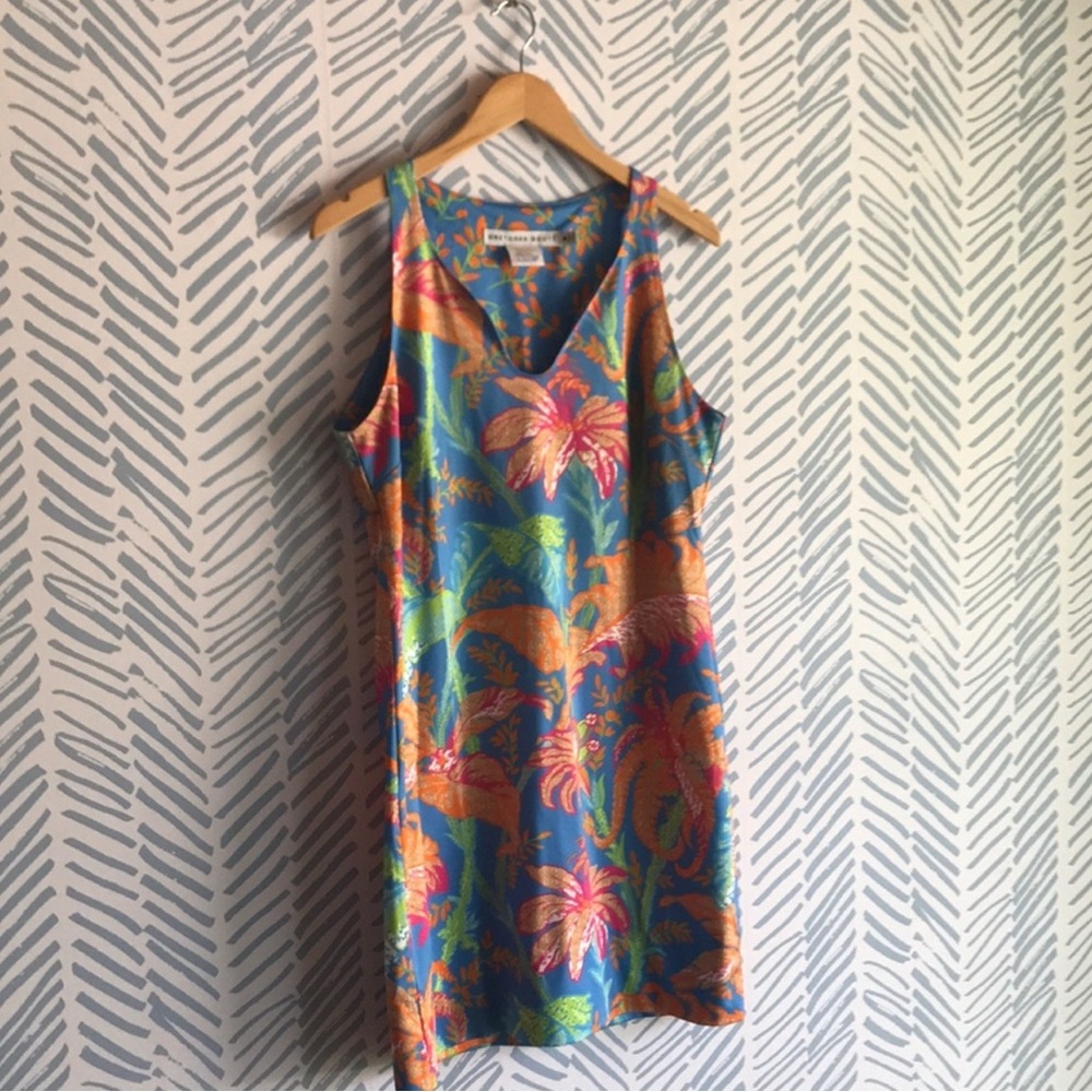 Gretchen Scott Designs Colorful Floral Midi Dress